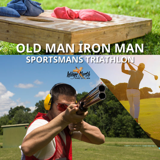 Old Man Iron Man sportman's triathlon